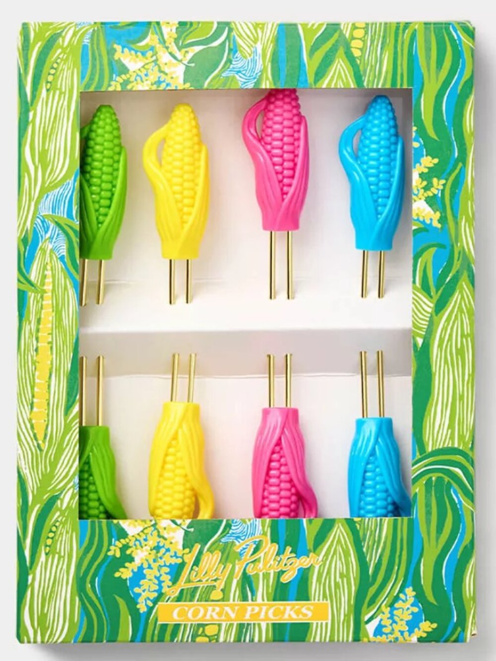 NEW IN BOX Lilly Pulitzer Corn Picks